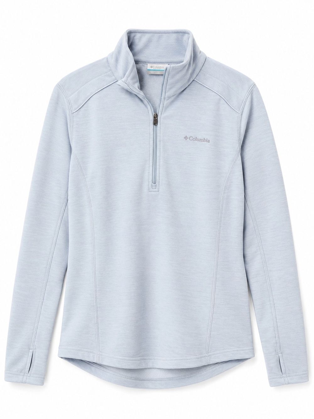 Columbia Women's Light Blue Quarter-Zip Pullover